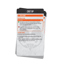 Card with game rules and text on a white background