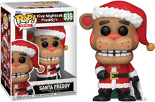 Funko Pop! vinyl figure of Santa Freddy from Five Nights at Freddy's with packaging.