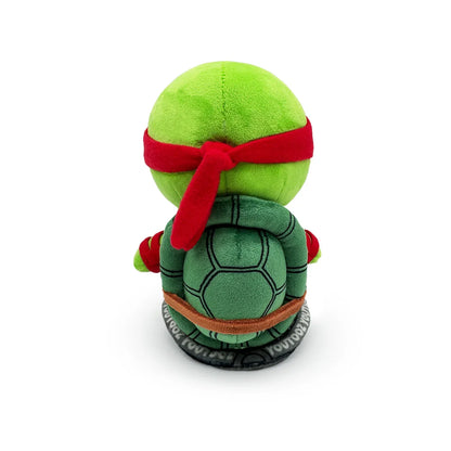 TMNT Green plush toy with a red bandana on a white background