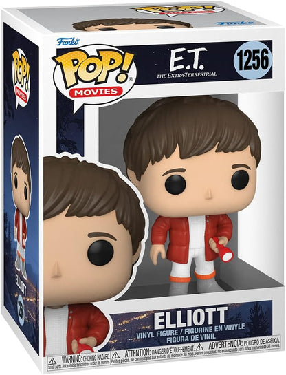 Funko Pop! Movies box featuring E.T. and Elliott figures