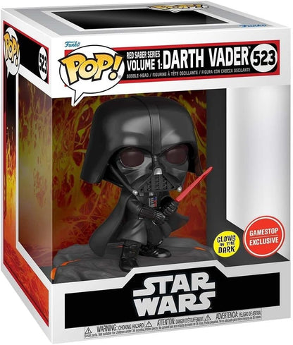 Funko Pop! Darth Vader figure in packaging with GameStop exclusive label