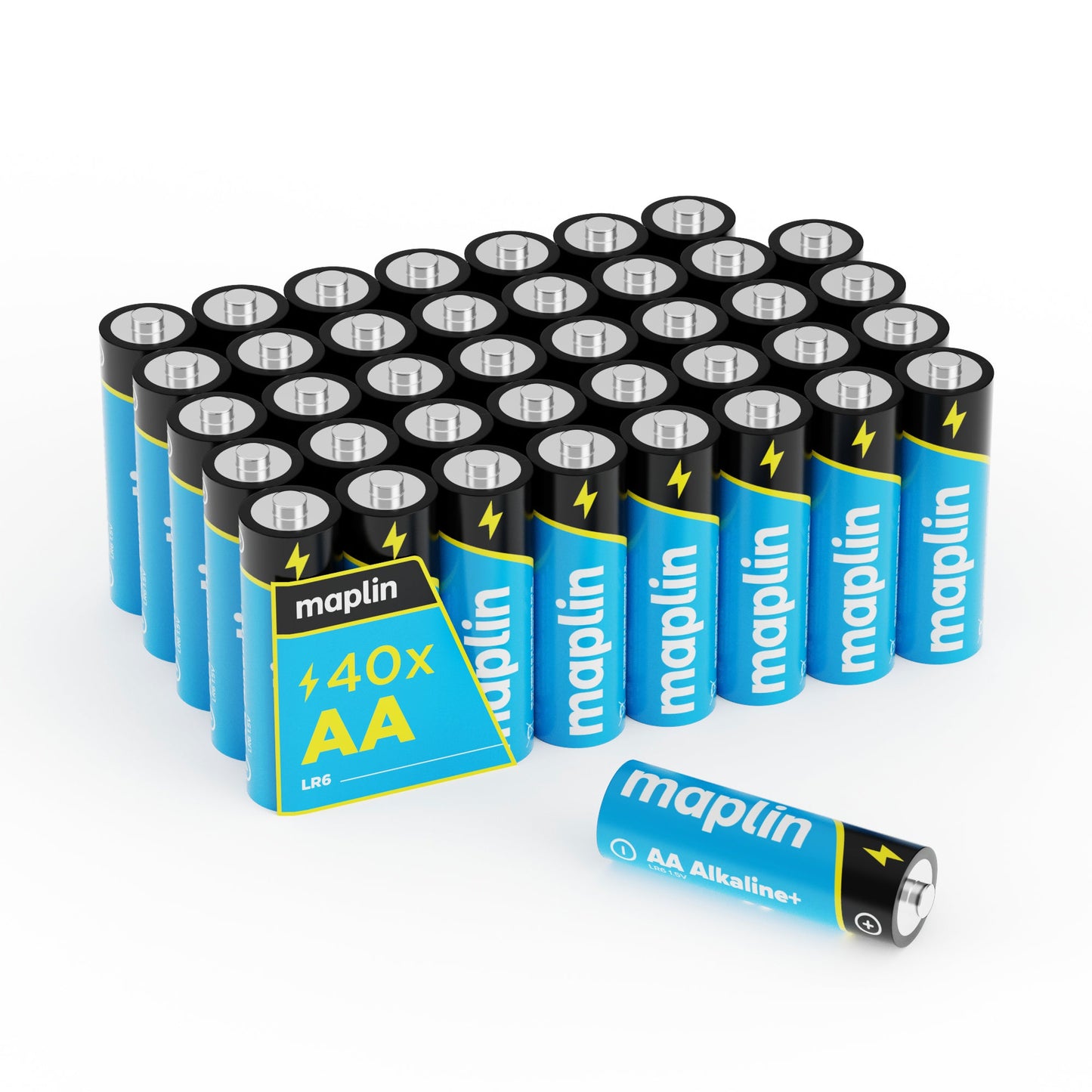 AA LR6 1.5V Alkaline Batteries 7 Year Shelf Life High Performance