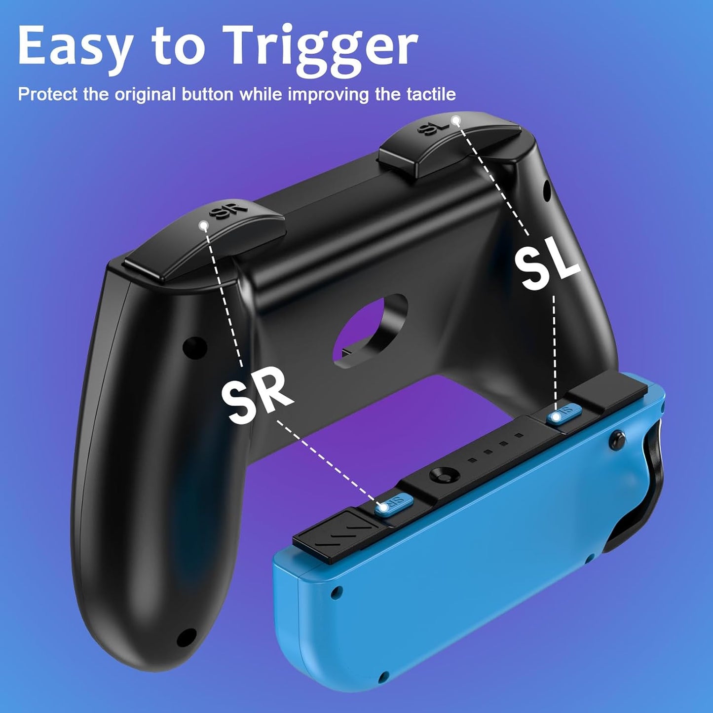 Nintendo Switch/Switch OLED Joy-Con,3 in1 Switch Racing Wheels Joycon Handle