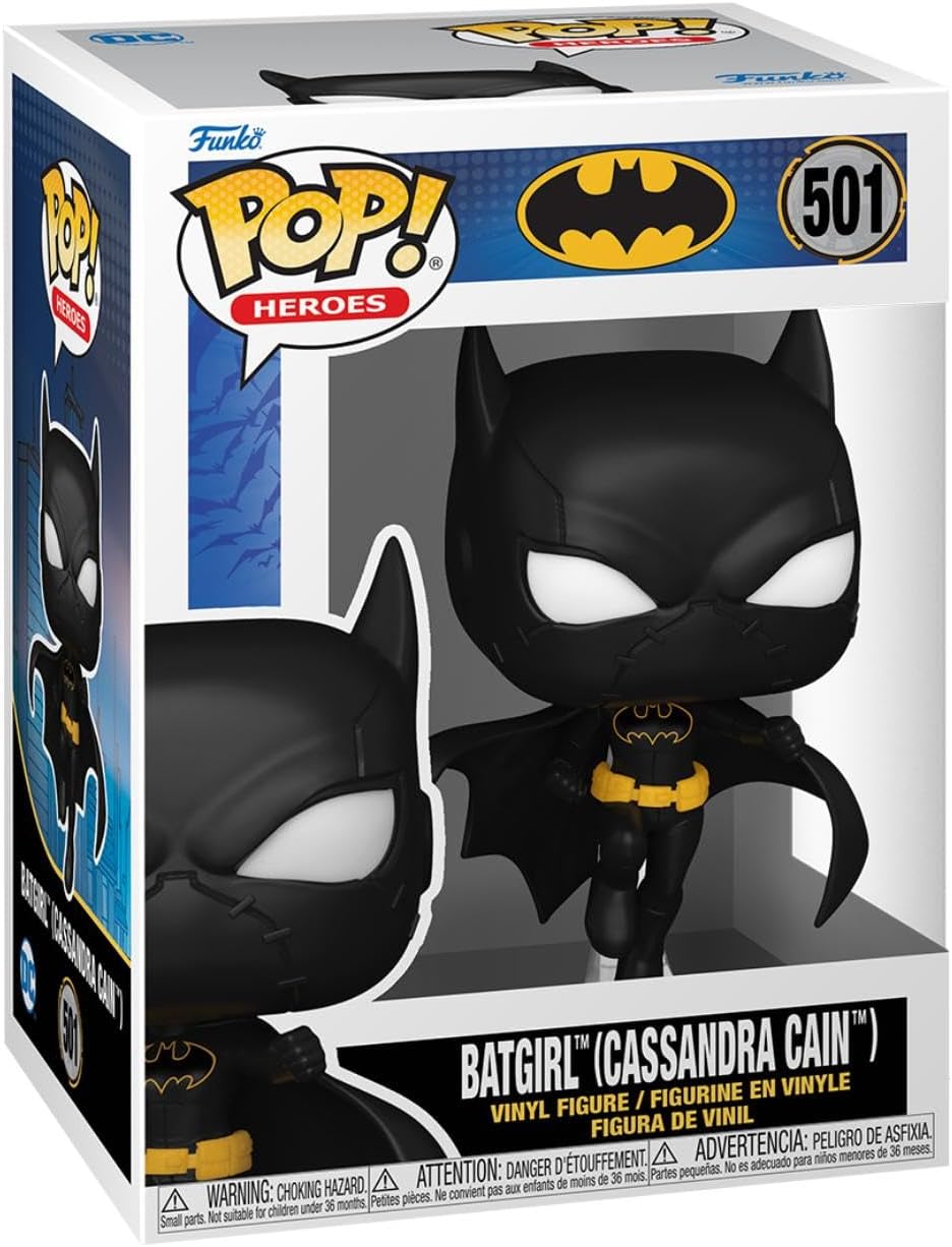 Funko Pop! Heroes packaging of Batgirl (Cassandra Cain) vinyl figure