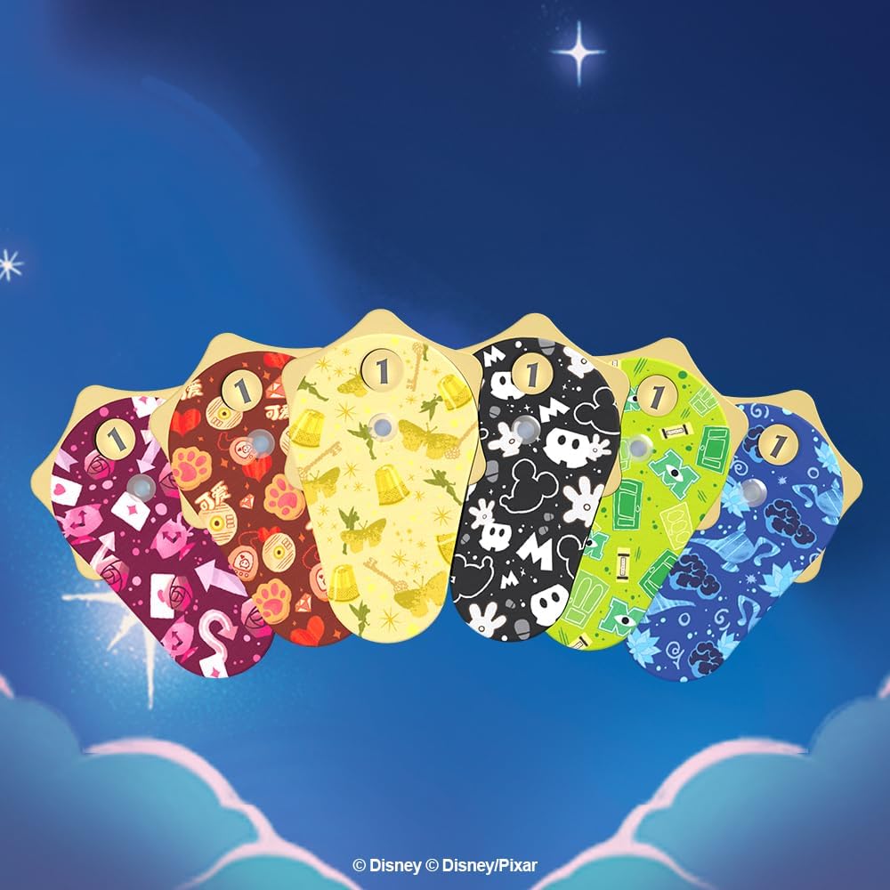 Five colorful masks with different patterns on a blue background