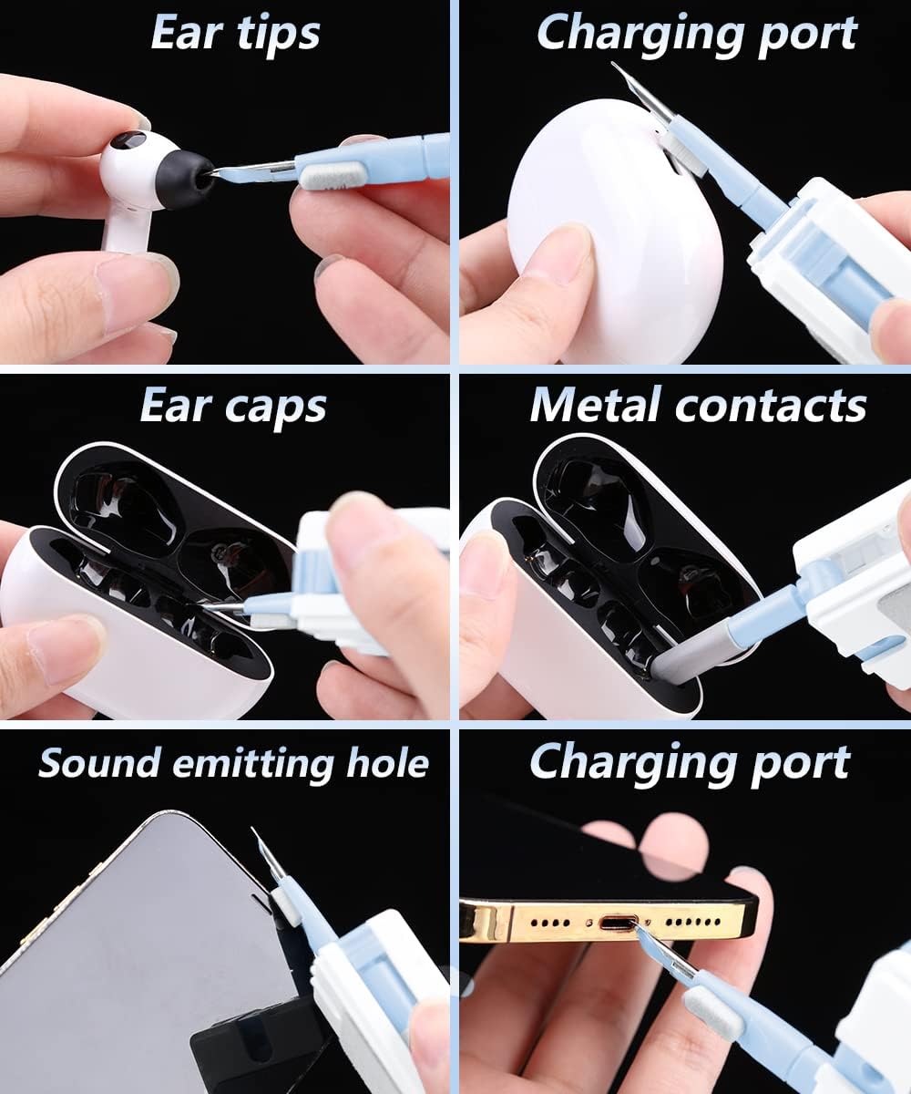 Multifunctional Cleaning Gadget for Keyboards, Earbuds, Phones