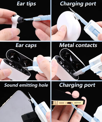 Multifunctional Cleaning Gadget for Keyboards, Earbuds, Phones