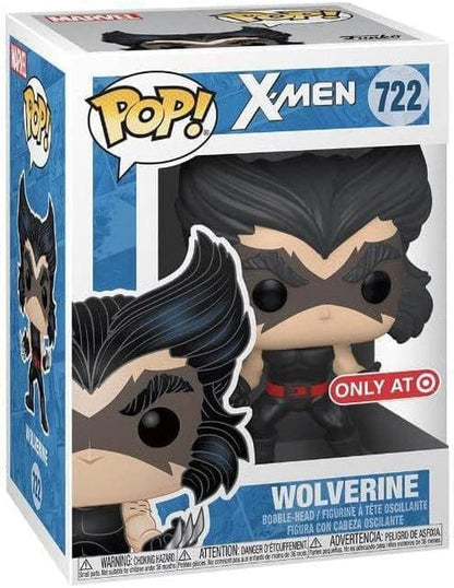 Pop! Vinyl box featuring Wolverine with blue and white design