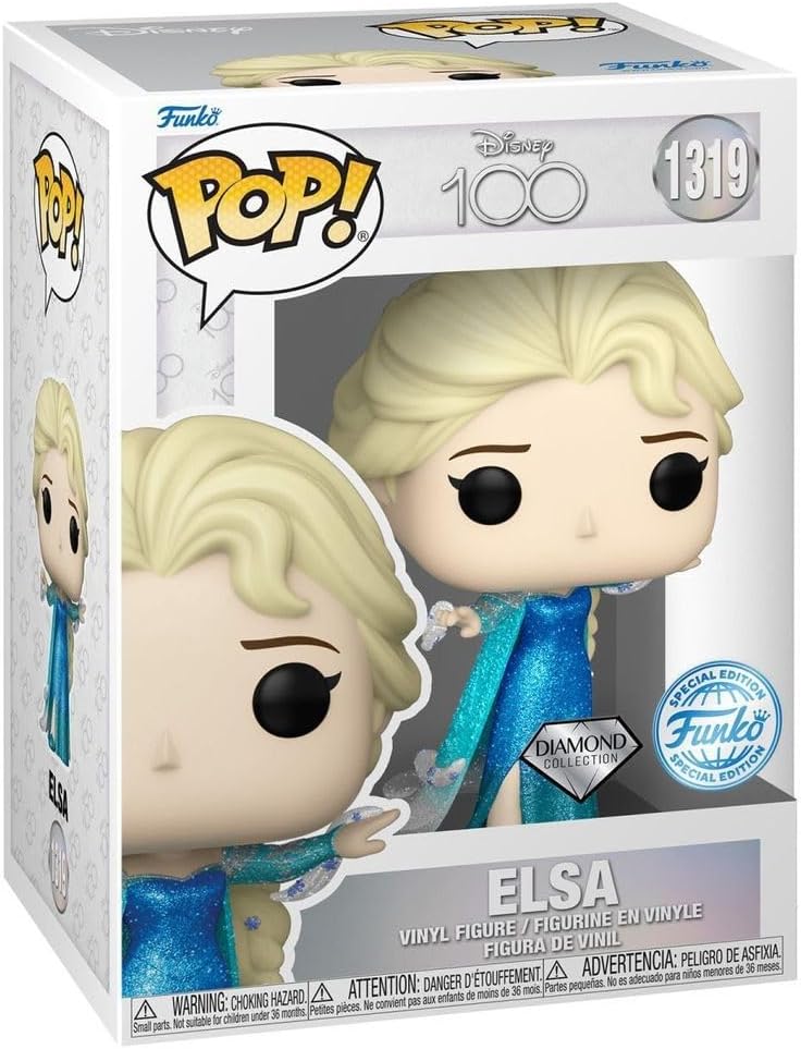 Funko Pop! Elsa figure in packaging with Disney branding
