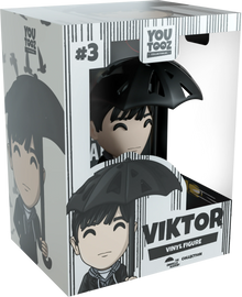 Box packaging of a vinyl figure 'VIKTOR' with cartoon character design and 'YOUTOOZ' branding.