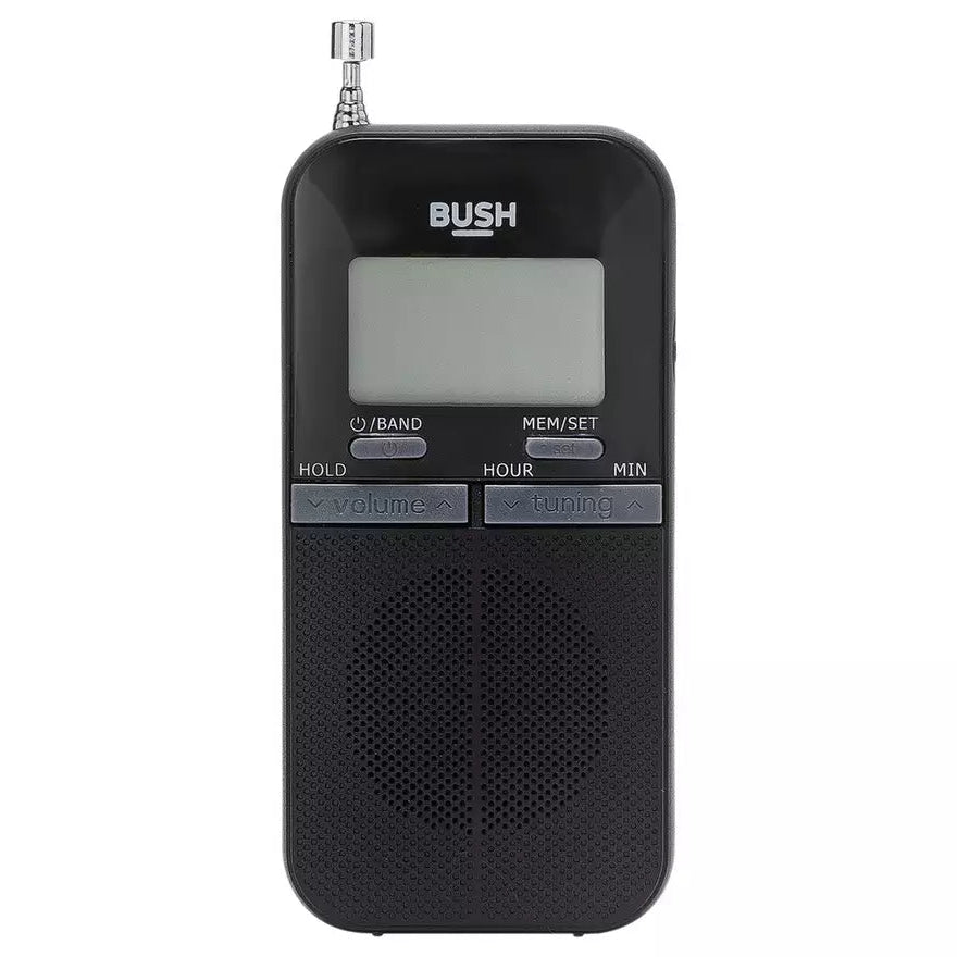 Bush Personal Portable FM Radio - Black