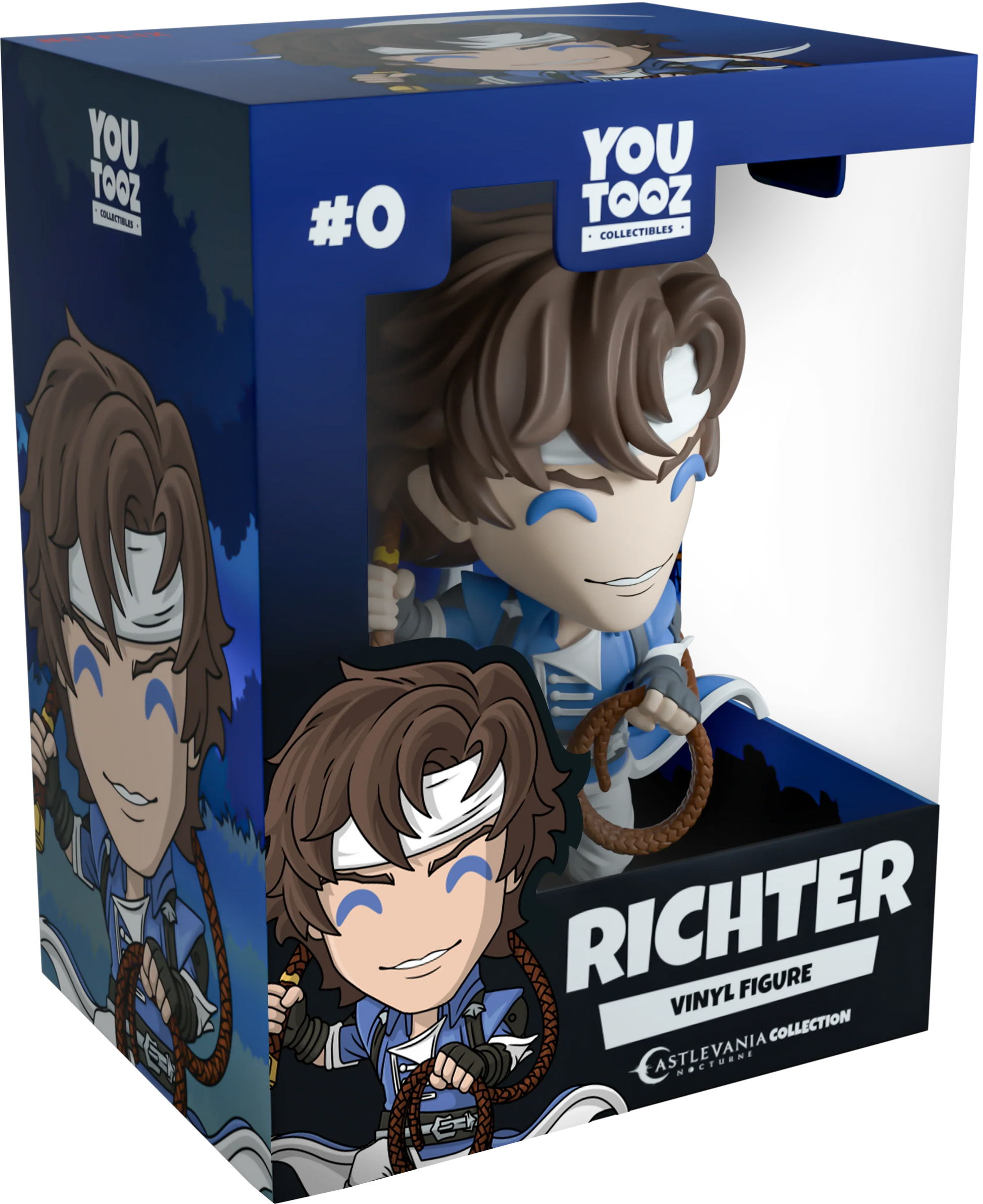 YouTooz Richter vinyl figure packaging with character illustration on a white background