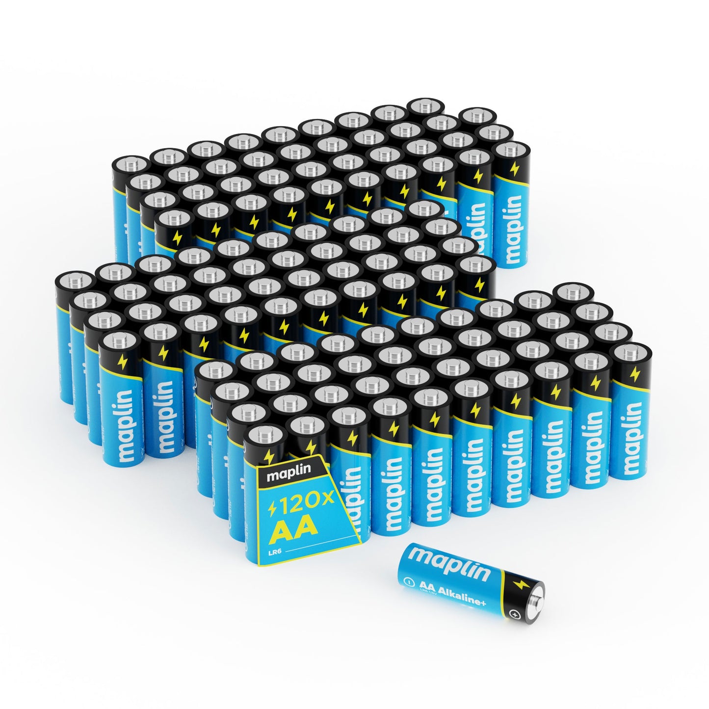 AA LR6 1.5V Alkaline Batteries 7 Year Shelf Life High Performance