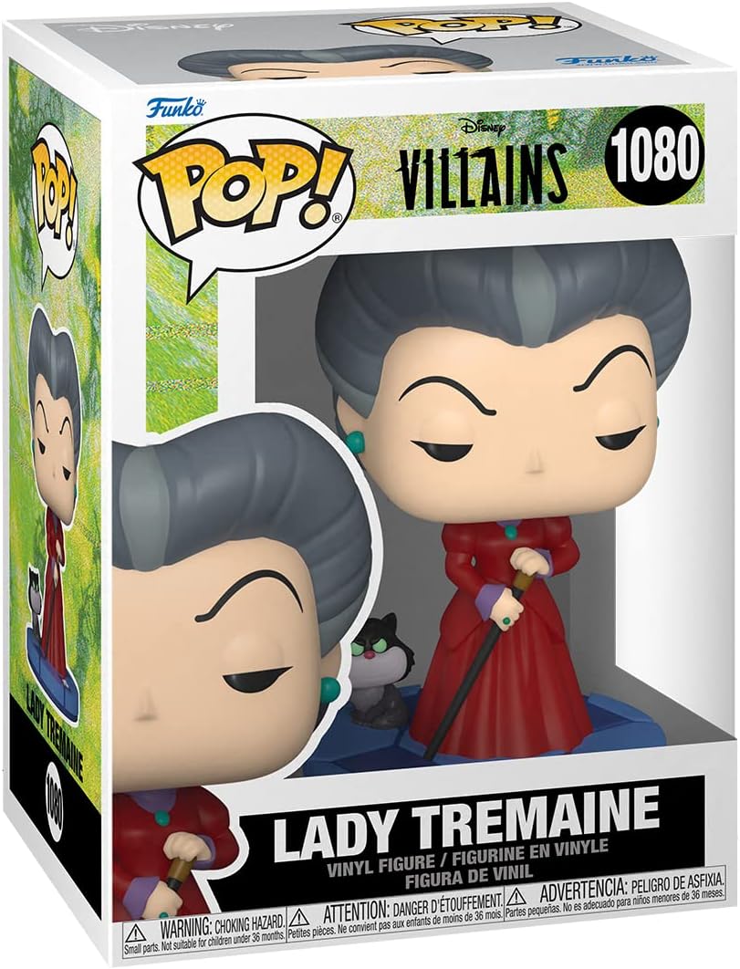 Funko Pop! vinyl figure packaging of Lady Tremaine from Disney's Villains series.