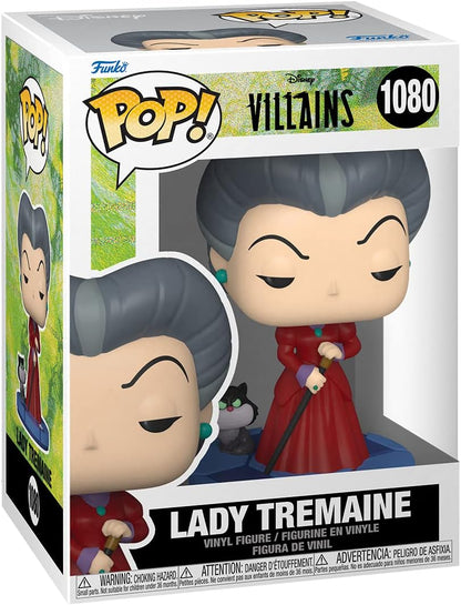 Funko Pop! vinyl figure packaging of Lady Tremaine from Disney's Villains series.