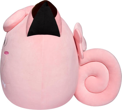 Clefairy plush toy resembling a character on a white background