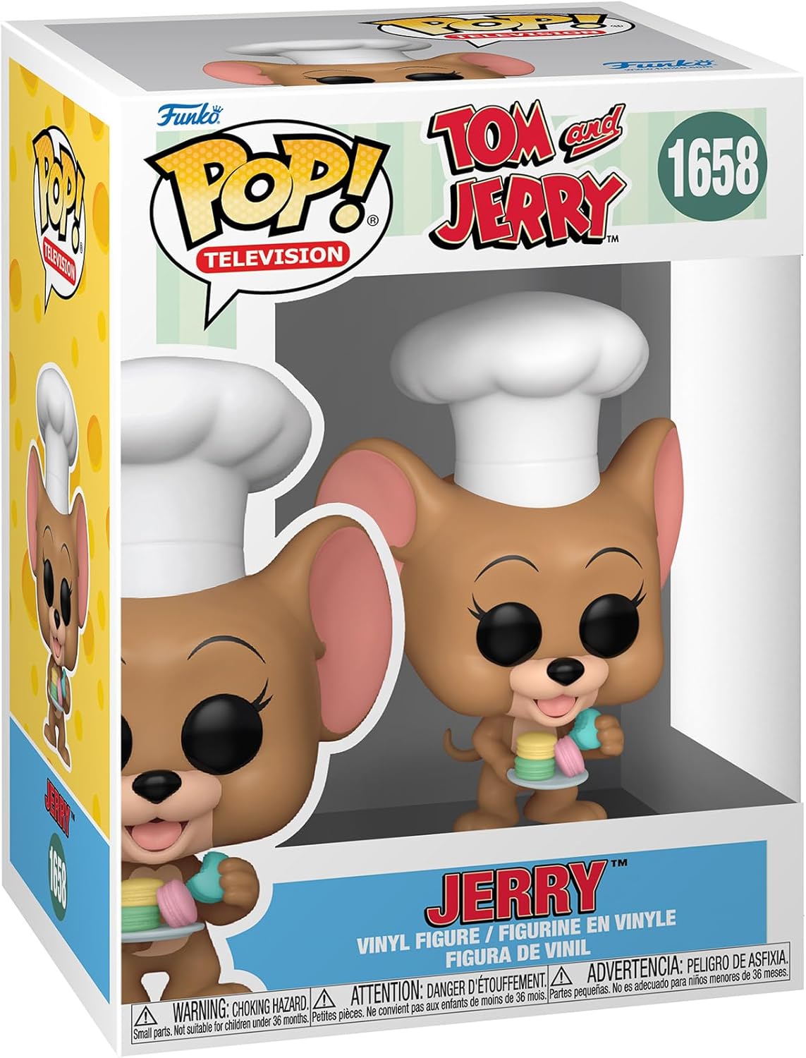 Funko Pop! Jerry from Tom & Jerry in a chef hat packaging