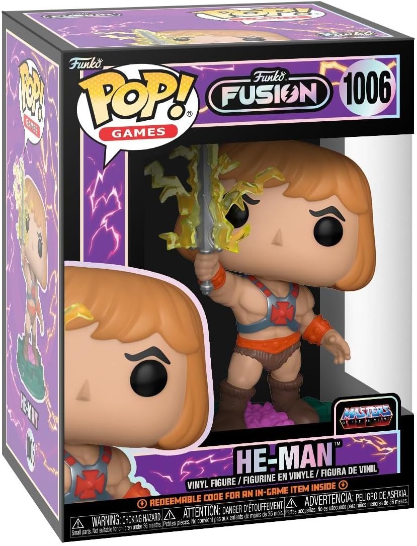 Funko Pop! Fusion He-Man figure in packaging