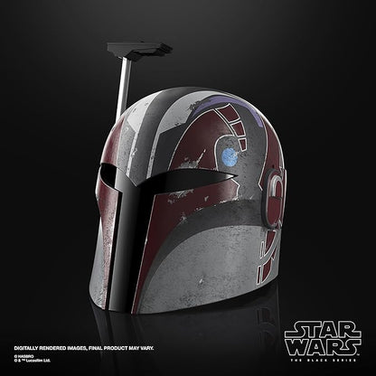 Star Wars Sabine Wren's helmet with a dark background