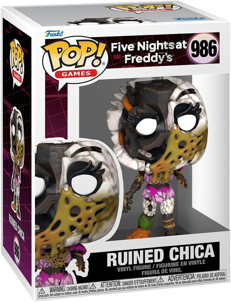 Funko Pop! Five Nights at Freddy's Ruined Chica vinyl figure packaging