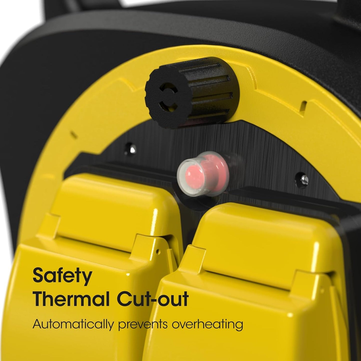 SLx Outdoor Heavy Duty Extension Lead - Waterproof - 30m - 2 Socket Extension Reel