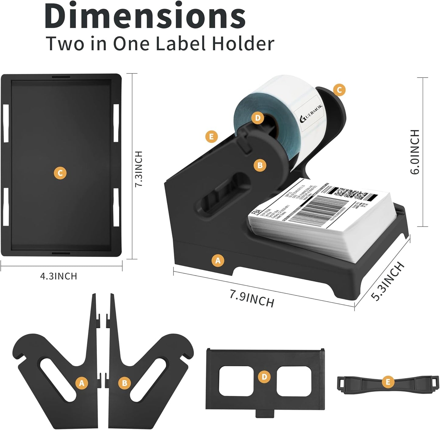 Label Holder, Thermal Shipping Label Holder