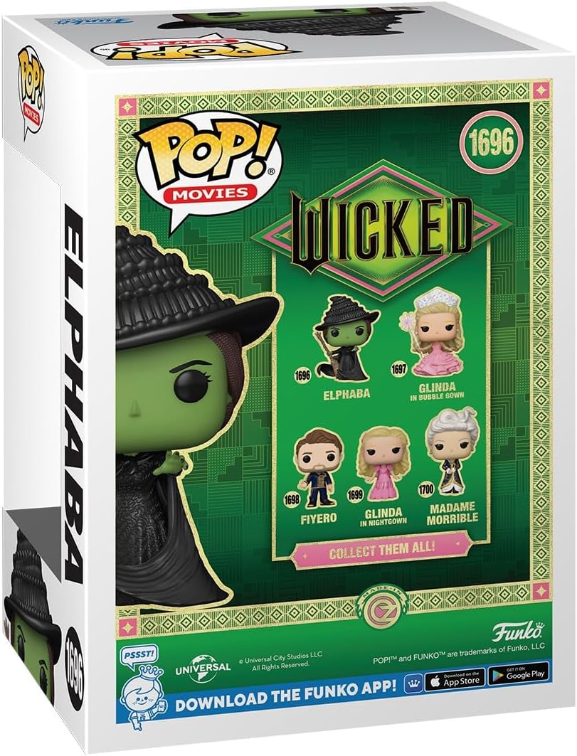 Funko Pop! Wicked box set packaging with characters and branding.