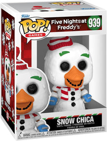 Funko Pop! vinyl figure packaging for Snow Chica from Five Nights at Freddy's