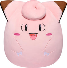 Plush toy Clefairy with a cartoonish design on a white background