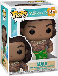 Funko Pop! vinyl figure featuring Maui from Moana 2