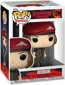 Funko Pop! vinyl figure of Robin from Stranger Things in packaging