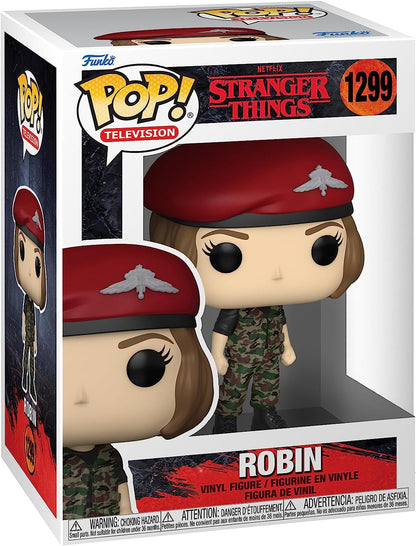 Funko Pop! vinyl figure of Robin from Stranger Things in packaging