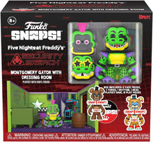 Funko Five Nights at Freddy's Montgomery Gator with Dressing Room toy set packaging