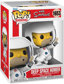 Funko Pop! vinyl figure packaging for 'Deep Space Homer' from The Simpsons