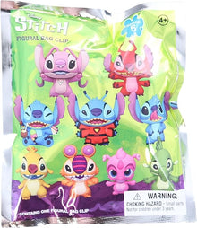 Packaged Disney Stitch figurine with colorful design on a white background