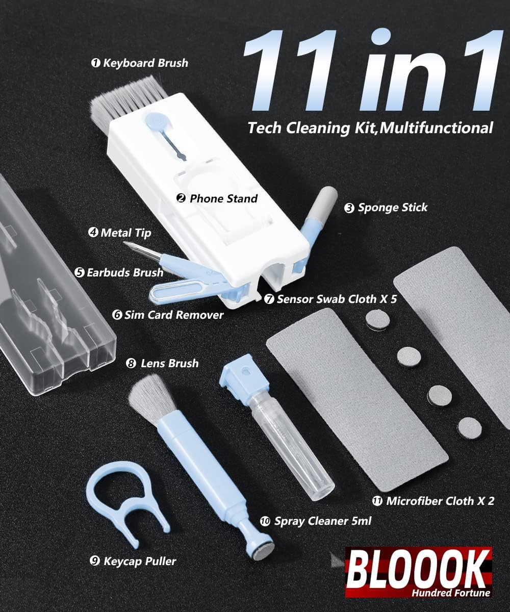 Multifunctional Cleaning Gadget for Keyboards, Earbuds, Phones