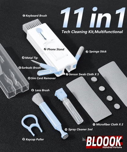 Multifunctional Cleaning Gadget for Keyboards, Earbuds, Phones