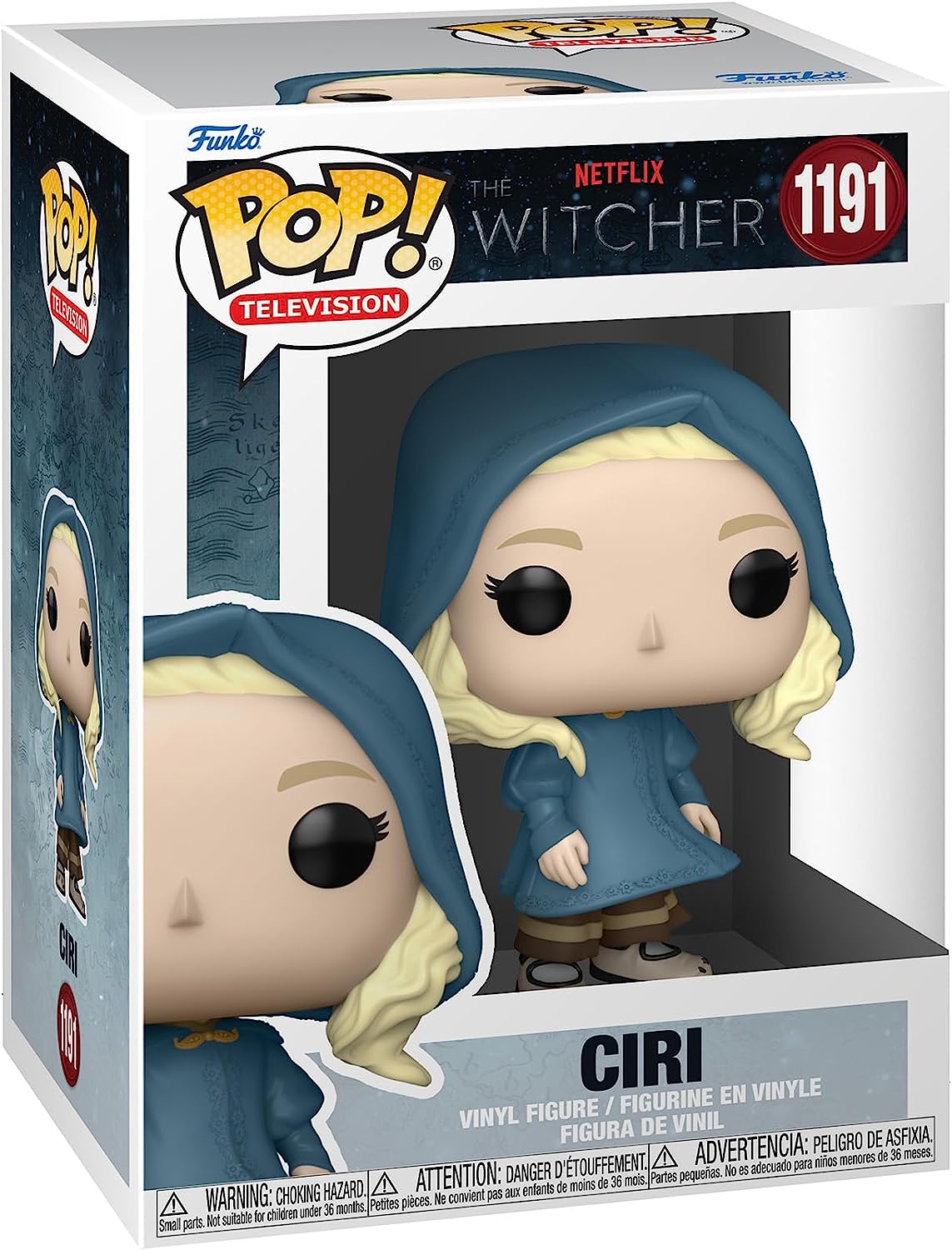 Funko Pop! vinyl figure of Ciri from The Witcher in packaging