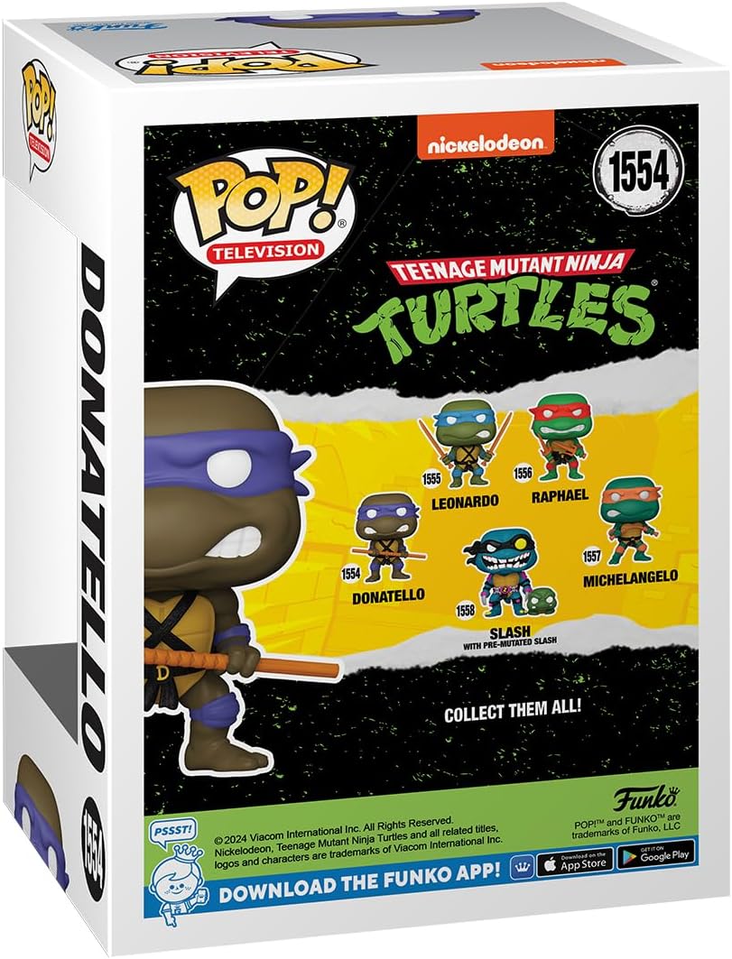 Funko Pop! Teenage Mutant Ninja Turtles Donatello figure packaging