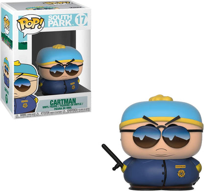 Funko Pop! vinyl figure of Cartman from South Park with packaging on a white background