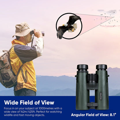 PRAKTICA Ambassador ED 8x42mm Binoculars - Green