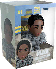 Boxed vinyl figure of a character named 'Max' with 'YouTooz' branding.
