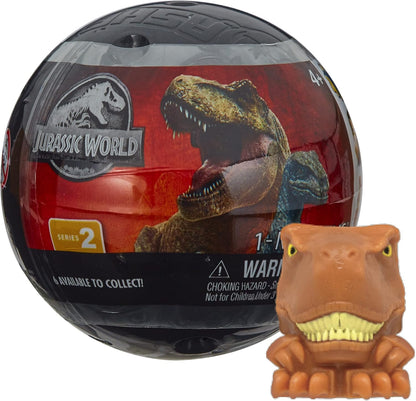 Jurassic World toy figure in packaging with a separate figure on a white background