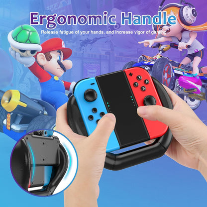 Nintendo Switch/Switch OLED Joy-Con,3 in1 Switch Racing Wheels Joycon Handle