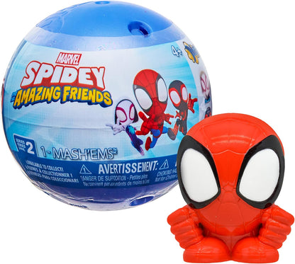 Marvel Spidey Amazing Friends toy with packaging on a white background