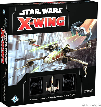 Star Wars X-Wing game box with spaceship illustration