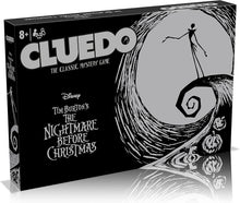 Cluedo board game box featuring Tim Burton's 'The Nightmare Before Christmas' design.