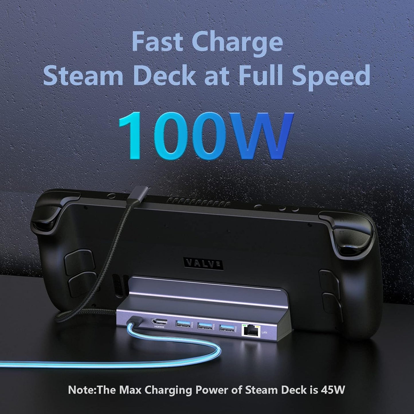 Steam Deck Charging Dock 6-in-1 Docking Station
