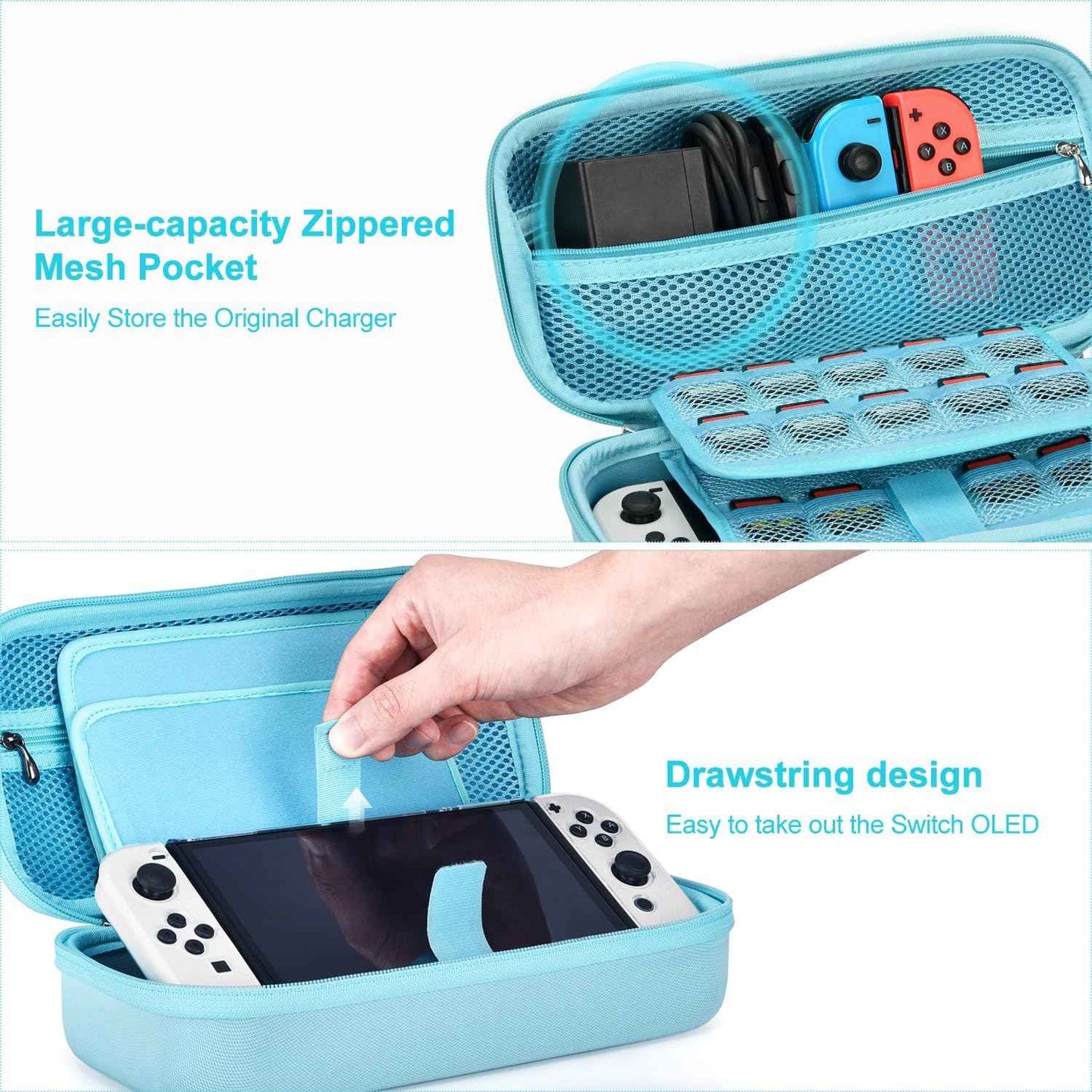 Nintendo Switch OLED Case 19-in-1 Bundle Carrying Case With Loads of Extras!