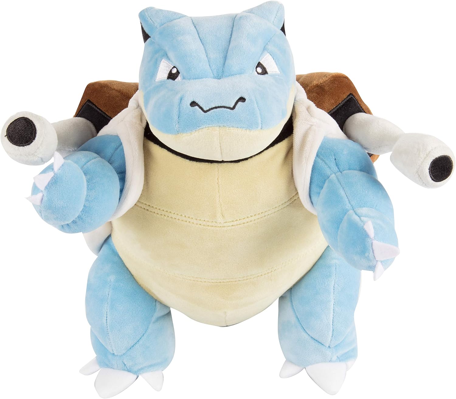 Pokémon Blastoise Plush toy of a character with blue and beige colors on a white background